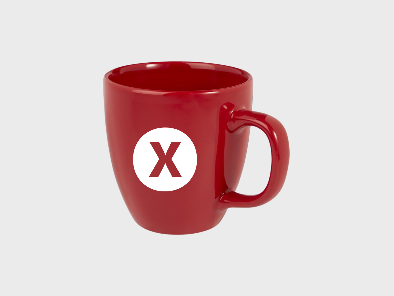 Keramisk mugg med text