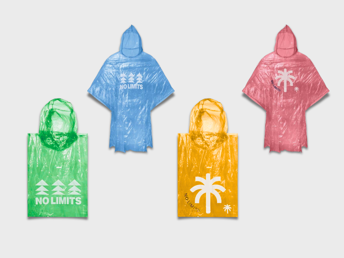 Regnjacka med logotyp