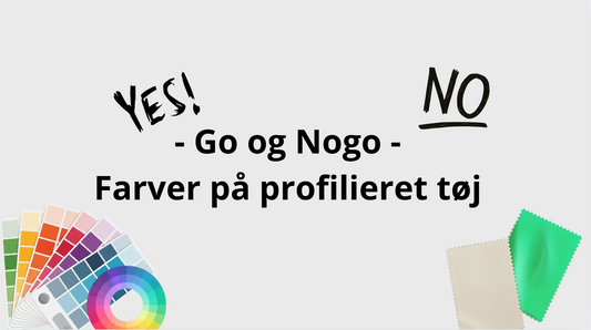 Go og Nogo - Farver på profileret tøj