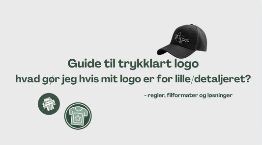 Hvad gør jeg, hvis mit logo er for lille/for detaljeret?