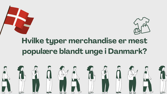 Hvilke typer merchandise er mest populære blandt unge