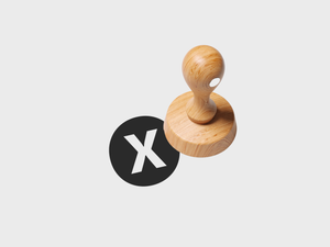 Stämpel med logotyp