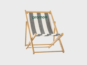 Strandstolar med logotyp