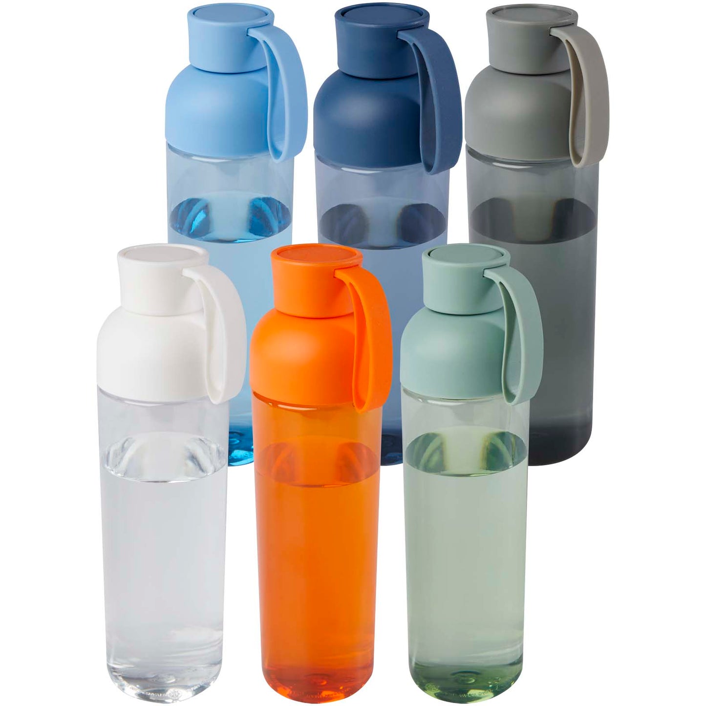 Glödande vattenflaska 600ml med tryck
