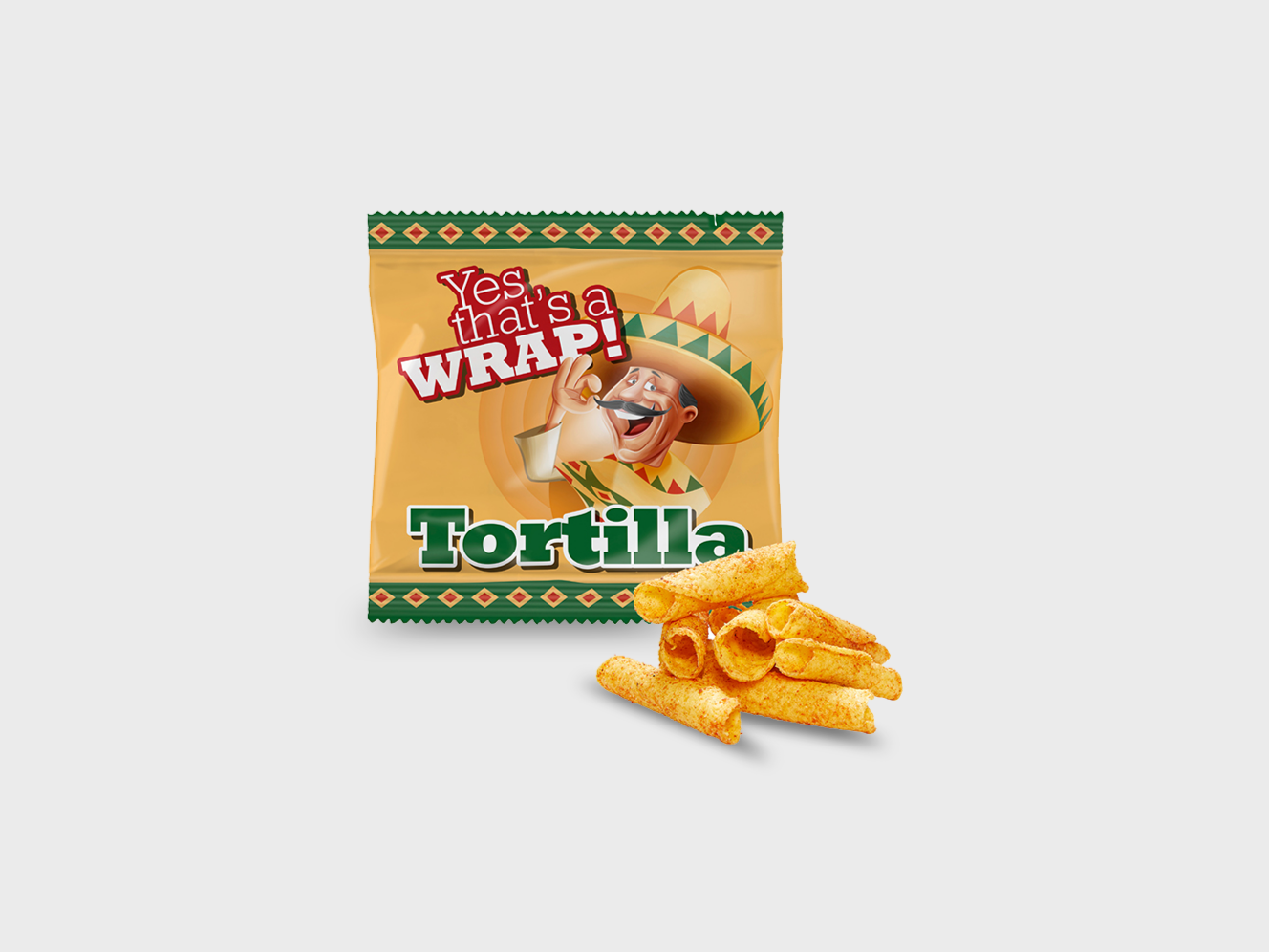 Chips med tryk eller logo