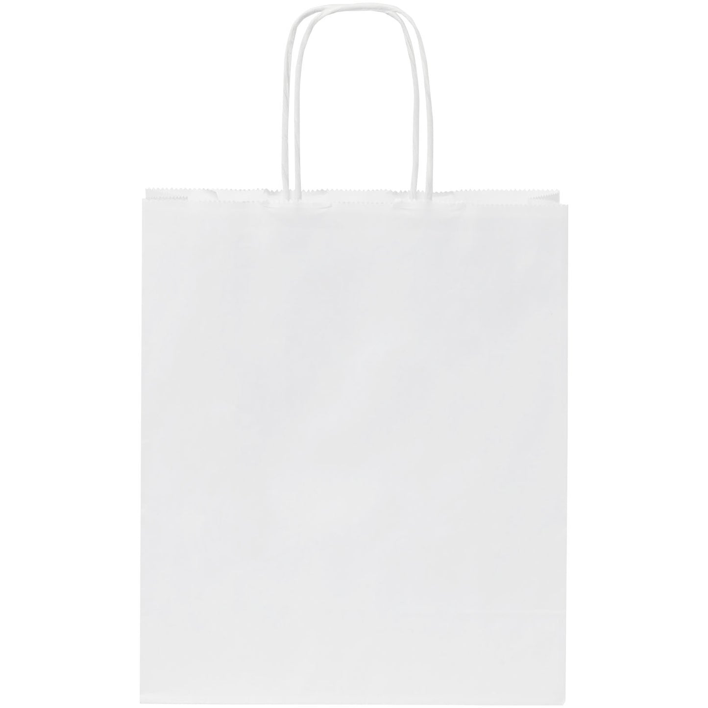 Nora kraftpapirpose med tryk - 18x8x21 cm