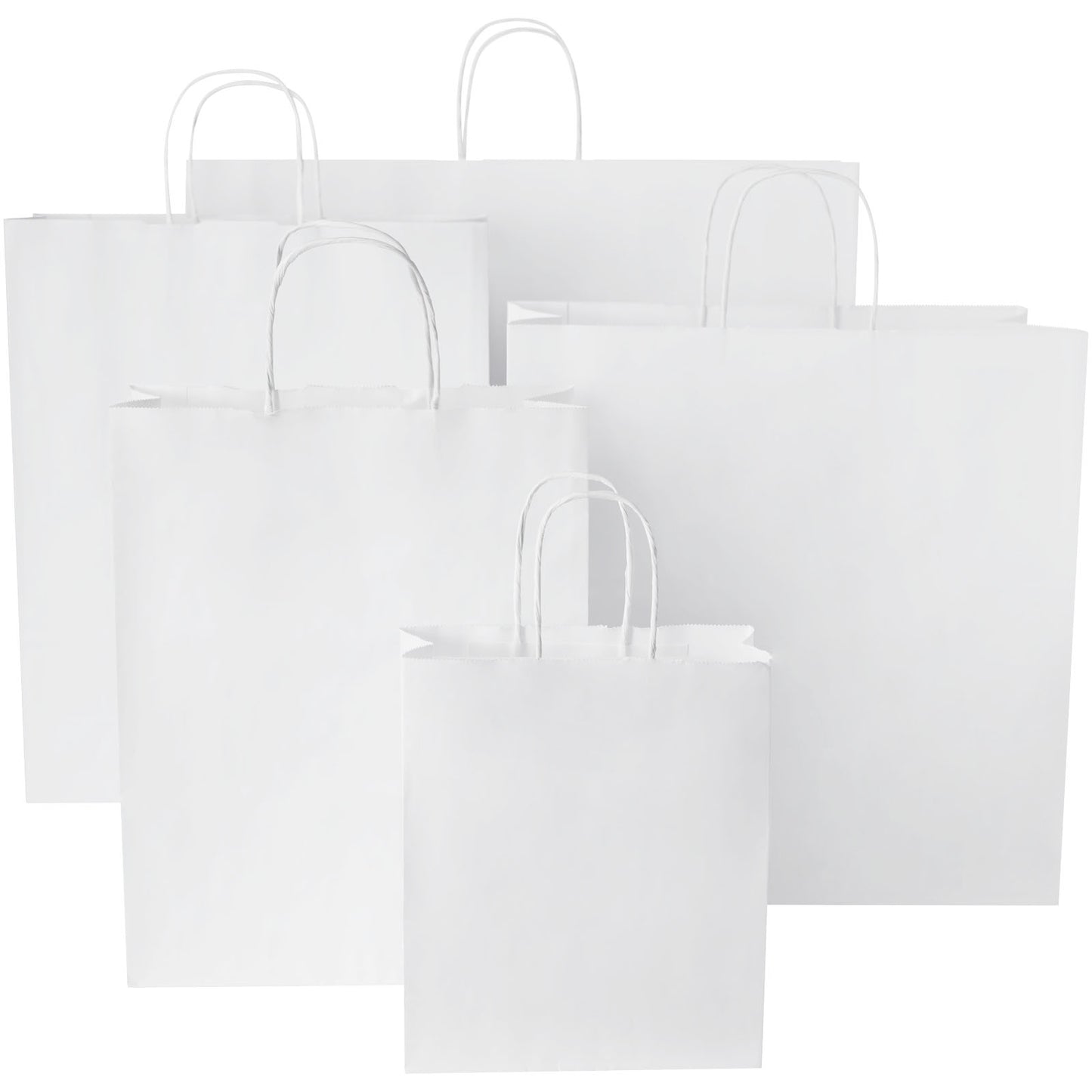 Nora kraftpapirpose med tryk - 34x20x35 cm