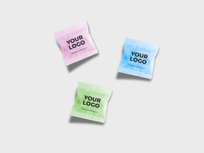Godis med logotyp