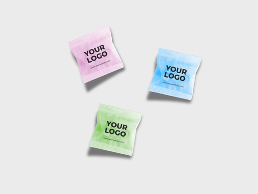 Godis med logotyp