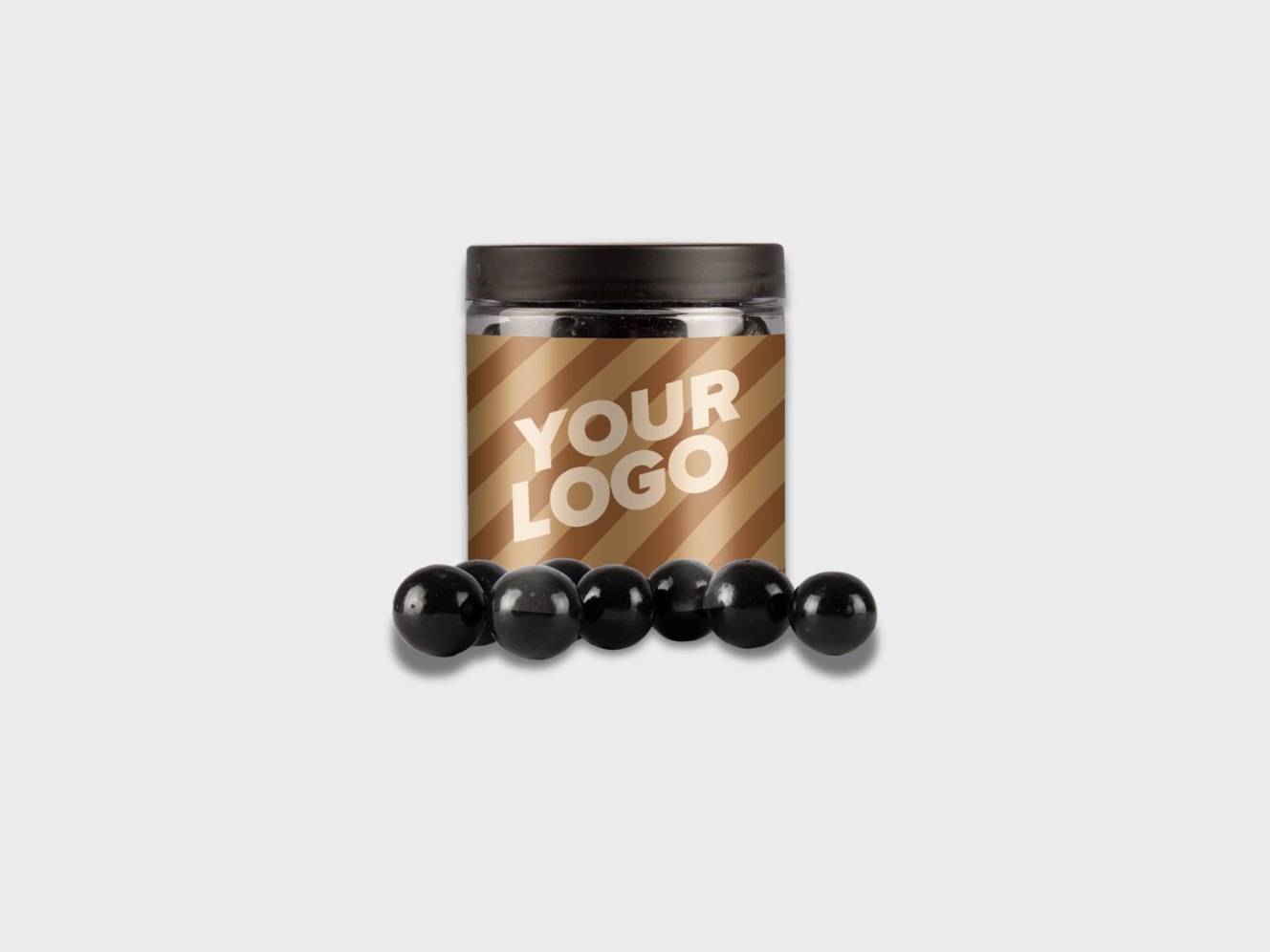 Choklad med logotyp