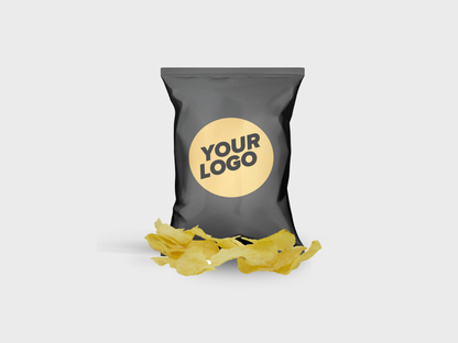 Chips med tryk eller logo