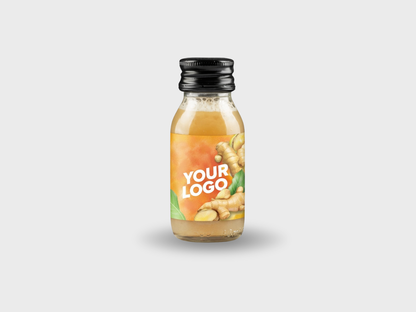 Ingefærshot med tryk eller logo