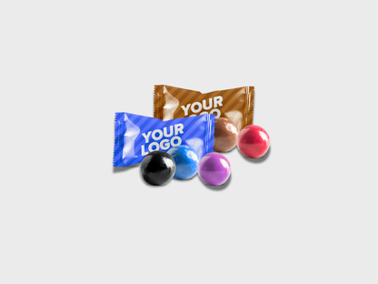 Choklad med logotyp