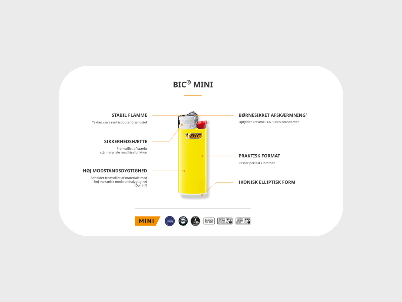 Lighter med logo eller tryk