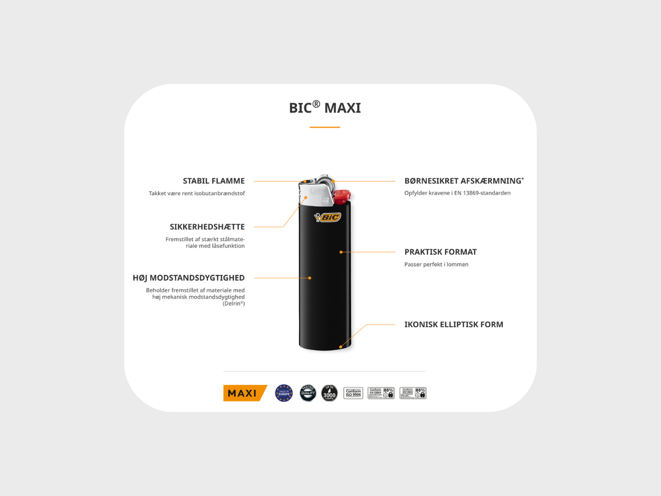 Lighter med logo eller tryk