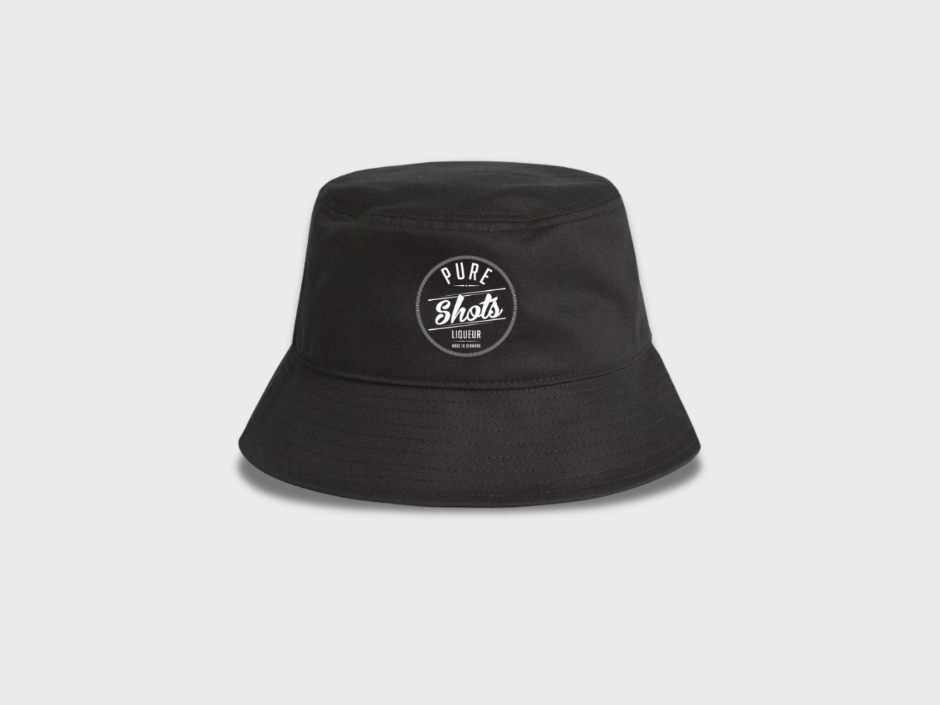 Mönstrad bucket hat