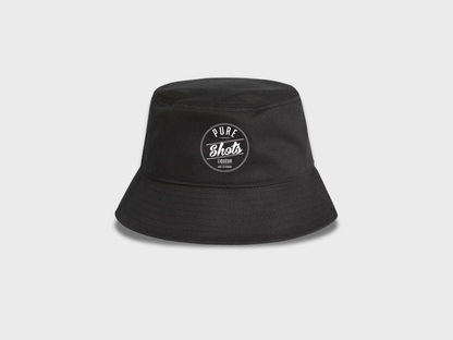 Mönstrad bucket hat