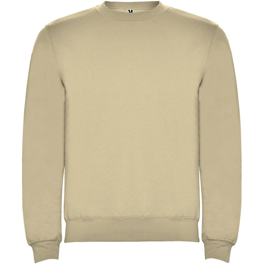 Terra sweater med tryk i farven sandfarvet