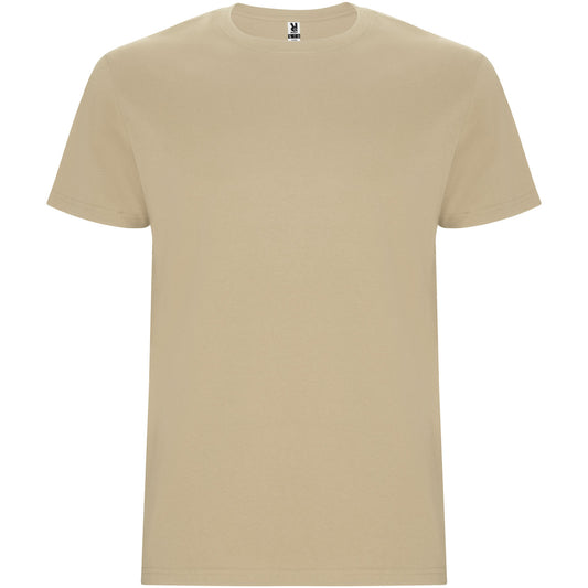 Ridge t-shirt med tryk i farven sandfarvet